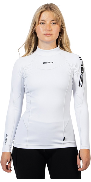 2026 Gul Mujer Camiseta De Manga Larga Con Protección UV RG0331-WHWH - White